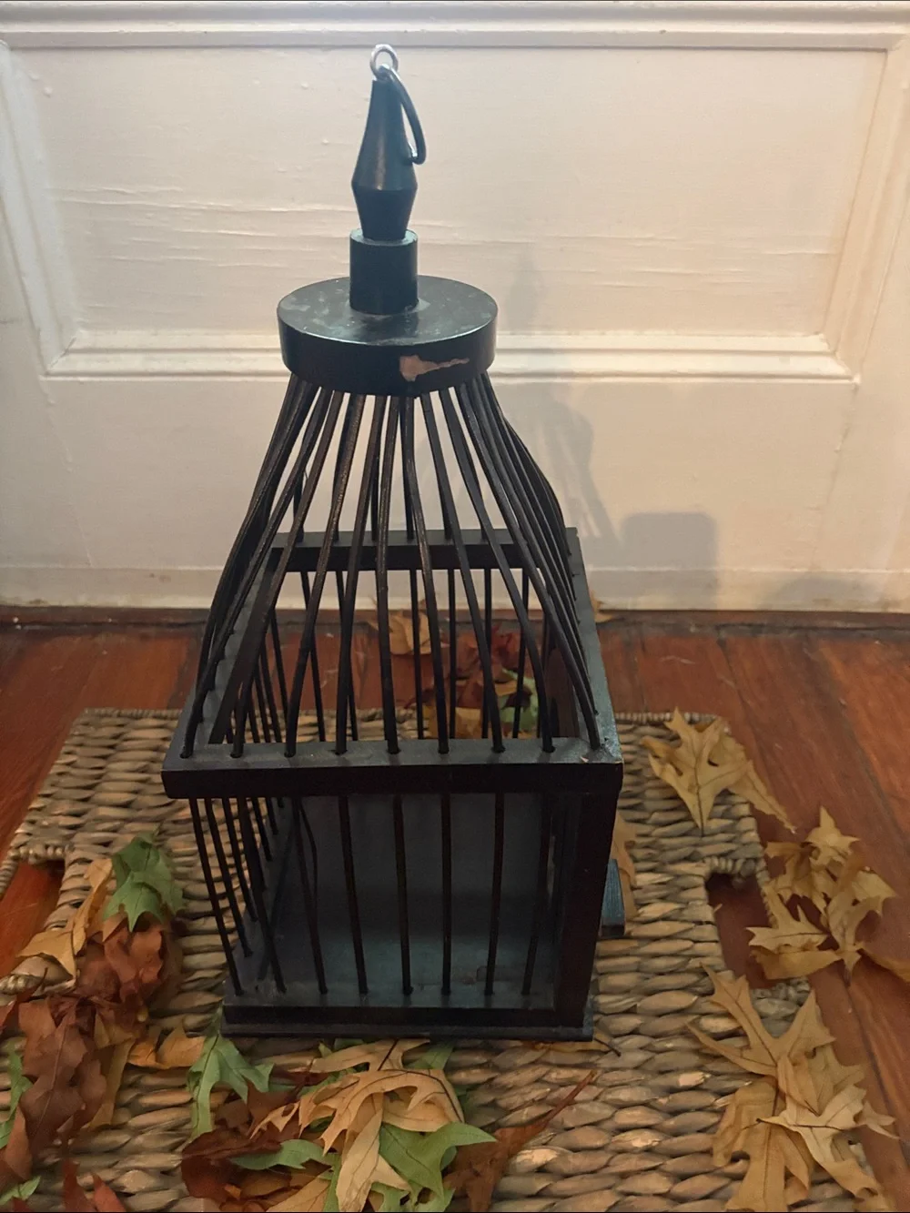 Vintage Wooden Birdcage unbranded